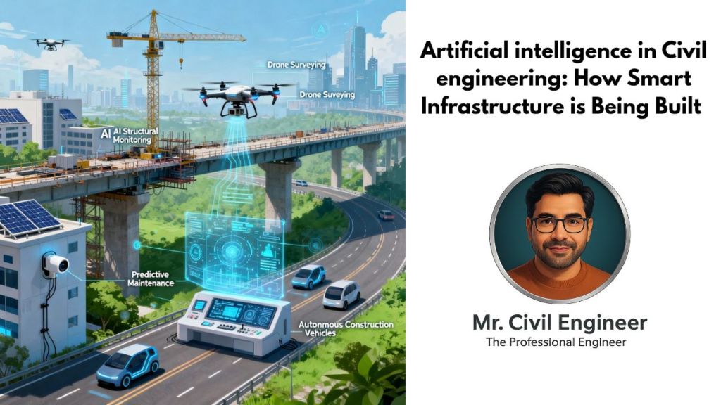 (Artificial Intelligence ) AI in Civil Engineering: How Smart Infrastructure is Being Built