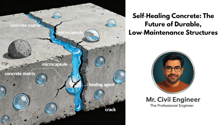 Self‑Healing Concrete