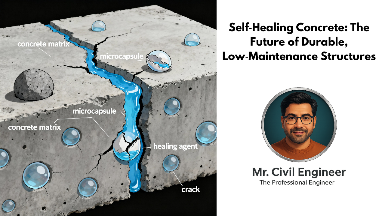 Self‑Healing Concrete