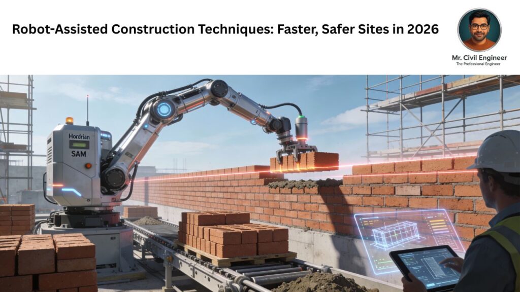 Robot-Assisted Construction Techniques: Faster, Safer Sites in 2026