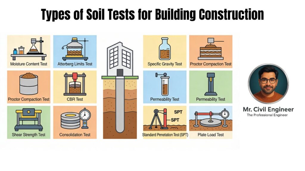 Types of Soil Tests for Building Construction