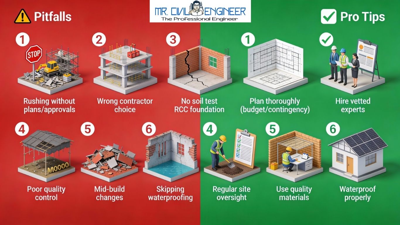 Construction Process of Residential Building: Step-by-Step (India)