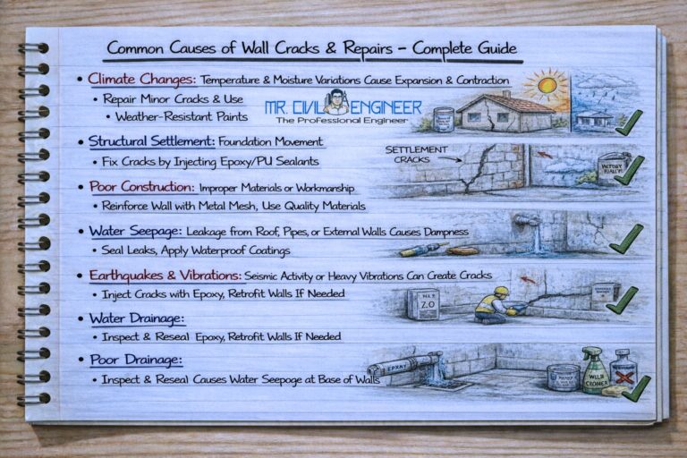 Common Causes of Wall Cracks & Repairs – Complete Guide