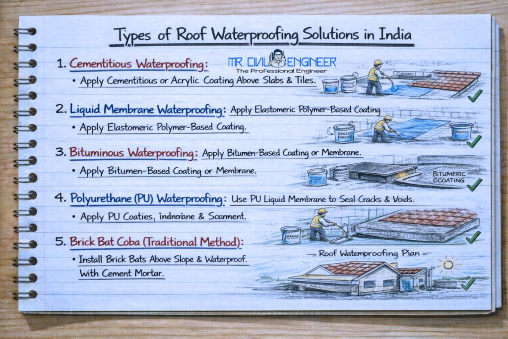 Roof Waterproofing Solutions in India – Complete Guide