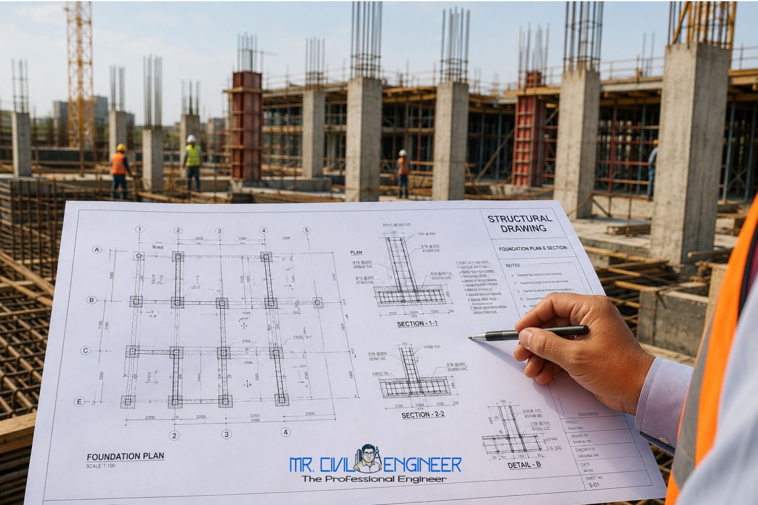 Photo Structural Guide Visual Importance of structural drawings on site A Complete Guide