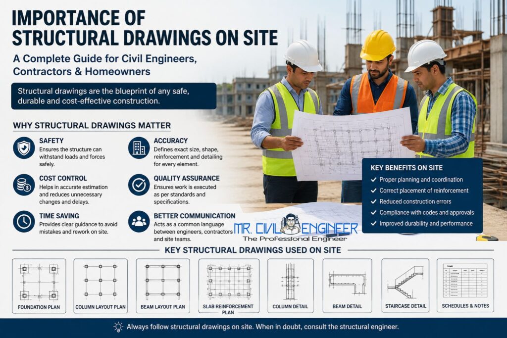 Importance of Structural Drawings on Site