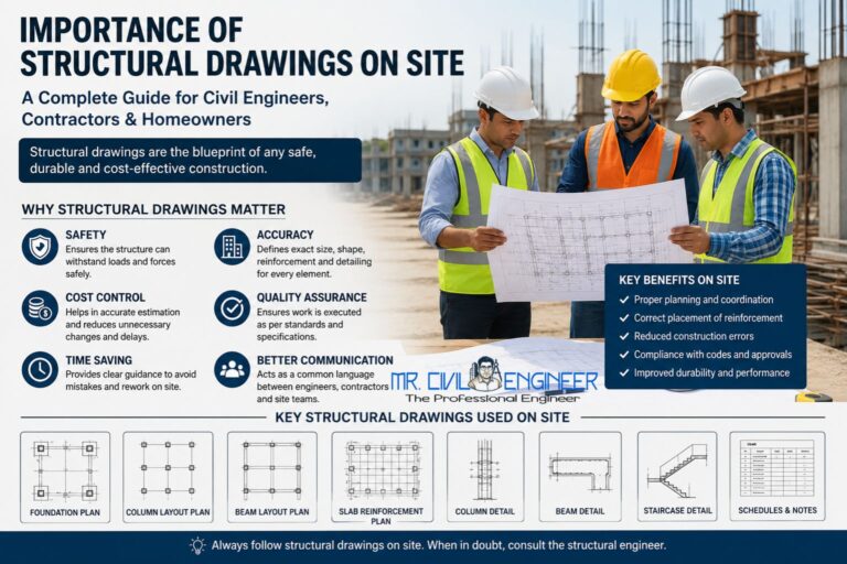 Importance of Structural Drawings on Site