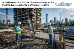 Low Carbon Concrete: Future of Sustainable Construction