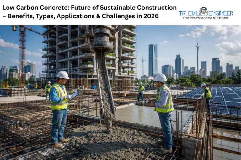 Low Carbon Concrete: Future of Sustainable Construction